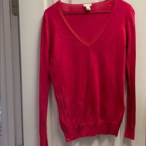J crew magenta pink sweater